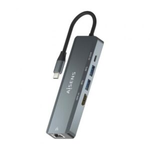 Docking USB Tipo-C Aisens ASUC-5P011-GR Cinzento