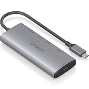 Docking USB Tipo-C Aisens ASUC-6P029-GR cinzento