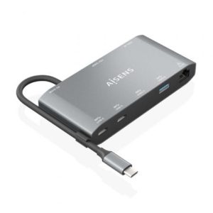 Docking USB Tipo-C Aisens ASUC-8P010-GR Cinzento
