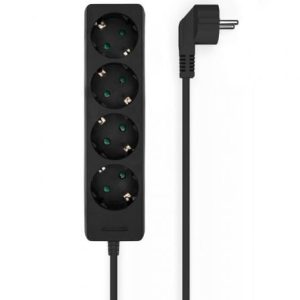 Regleta Aisens A154-0534 4 tomadas 1,4m Preta