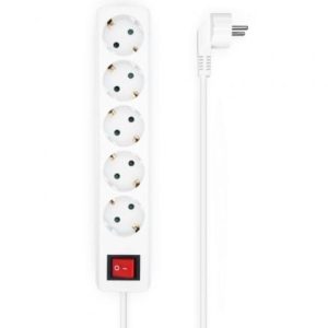 Régua Aisens A154-0651 5 Tomadas 1.4m Branco