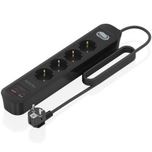 Regleta Aisens ASPS-2A2C13-BK 4 tomadas + 2 USB + 2 USB-C