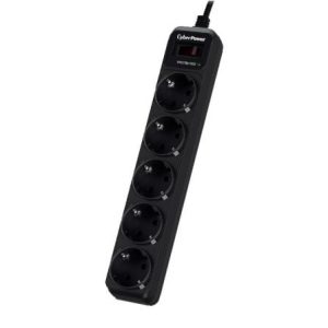 Regleta CyberPower B0520SC0-DE 5 Tomadas Preto