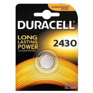Pilha Botão Duracell CR2430 3V