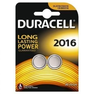 Pack 2 Pilhas Botão Duracell DL2016B2 3V