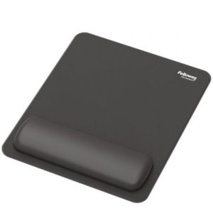 Tapete de Rato Ergonómico Fellowes Breyta Preto