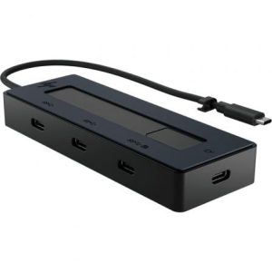 Hub USB Tipo-C HP 6G843AA com 4 Portas
