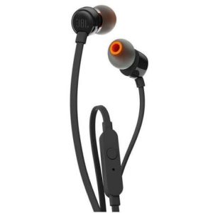 Auriculares Intrauditivos JBL Tune 110 com Fio Preto