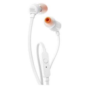Auriculares Intrauditivos JBL Tune 110 com Fio Branco