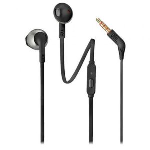 Auriculares JBL Tune 205 com Microfone Jack 3.5mm Preto