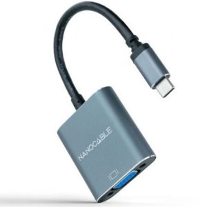 Conversor USB Tipo-C para VGA Nanocable 10.16.4101-G