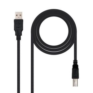 Cabo USB 2.0 Impressora Nanocable 10.01.0104-BK 3m