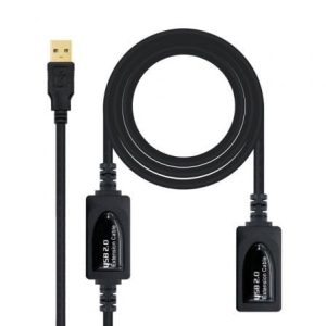 Cabo Alargador USB 2.0 Nanocable 10.01.0212 10m
