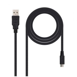 Cabo USB 2.0 Nanocable 10.01.0501 1,8m Preto