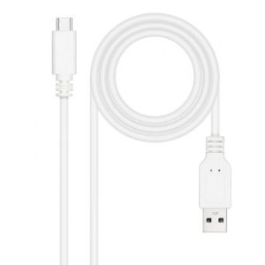 Cabo USB 2.0 Nanocable 10.01.2102-W USB-C para USB-A 2m
