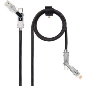 Cabo USB 2.0 Nanocable 10.01.2602 - 2m Preto/Cinzento
