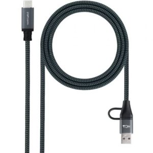 Cabo USB 3.2 Nanocable 10.01.4111-COMB USB-C 1m 100W