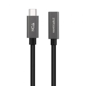 Cabo Alargador USB 3.2 Nanocable 10.01.4401 1m Preto