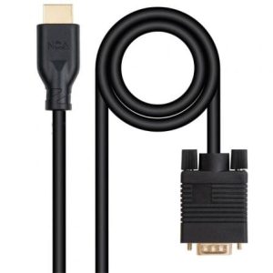 Conversor Nanocable 10.15.4602 VGA para HDMI 1.8m