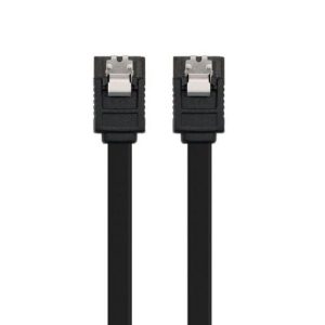 Cabo SATA III Nanocable 10.18.1001-BK 50cm Preto