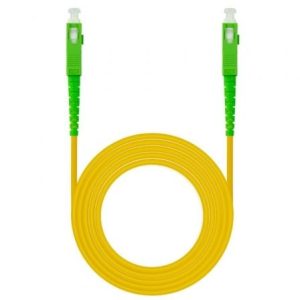 Cabo de Fibra Óptica G657A2 Nanocable 20m SC Amarelo