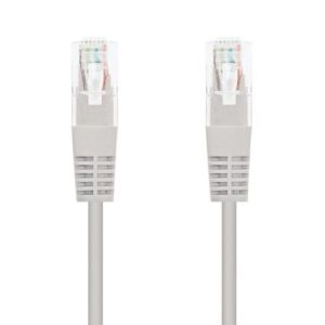 Cabo de Rede RJ45 UTP Nanocable Cat.5e 1m Cinzento