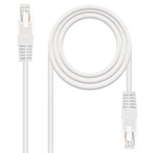 Cabo Rede RJ45 UTP Nanocable Cat.6 30cm Branco