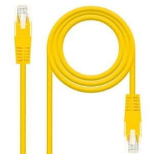 Cabo de Rede RJ45 UTP Nanocable Cat.6 30cm Amarelo
