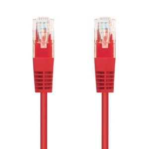 Cabo de Rede RJ45 UTP Nanocable Cat.6 1m Vermelho