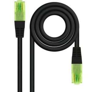 Cabo de Rede RJ45 UTP Nanocable Cat.6 50cm Preto