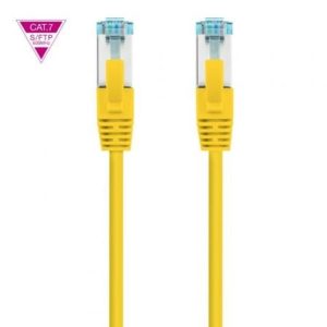 Cabo de Rede RJ45 Nanocable Cat.7 SFTP 25cm Amarelo