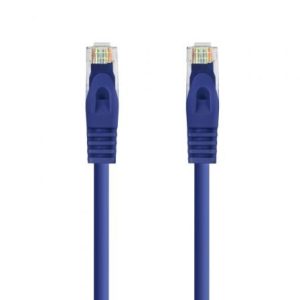 Cabo de rede RJ45 Nanocable Cat.6A 25cm azul
