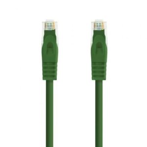 Cabo de Rede RJ45 Nanocable Cat.6A 25cm Verde