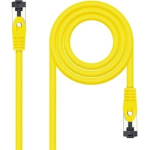 Cabo de Rede RJ45 SSTP Nanocable Cat.8.1 25cm Amarelo