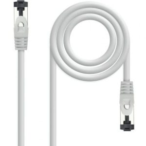 Cabo de Rede RJ45 SSTP Nanocable Cat.8.1 1m Cinzento