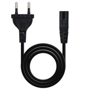 Cabo Alimentação Nanocable CEE7/16 - C7 2m Preto