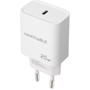 Nanocable 10.10.2005 Carregador USB-C 20W Branco
