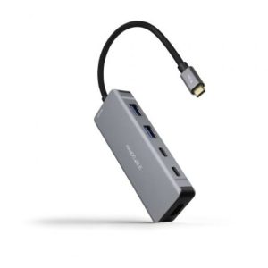 Docking Station USB Tipo-C Nanocable 10.16.1006 Cinzento