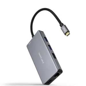 Nanocable 10.16.1009 Docking USB Tipo-C Cinzento