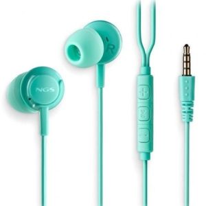 Auriculares Intrauditivos NGS Cross Drift Verde Menta
