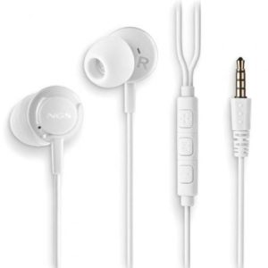 Auriculares NGS Cross Drift com Microfone Jack 3.5 Brancos