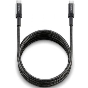 Cabo USB-C NGS KNOT 2m USB 2.0 Preto