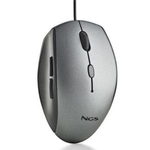 Rato Ergonómico NGS Moth Gray até 1600 DPI