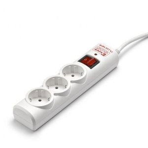 Regleta Salicru SPS SAFE 3 com Interruptor, 3 Tomadas, 1.5m