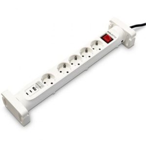Regleta Salicru SAFE 5S+ com Proteção e Carregamento USB