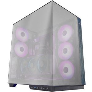 Caixa Gaming Torre Mars Gaming MC-3GFPRO Cristal Cromado