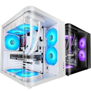 Caixa Gaming Mars Gaming MC-CURV Midi Tower Branca