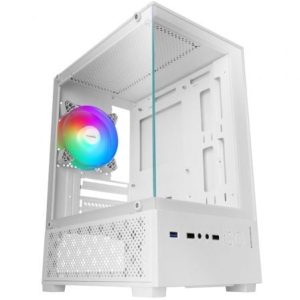 Caixa Gaming Mars Gaming MC-SE2W Mini Tower Branca