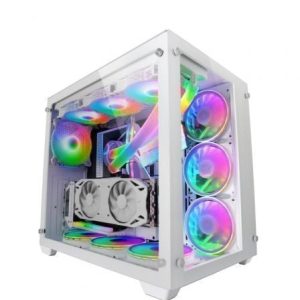 Caixa Gaming Torre Mars Gaming MCV3 Branca