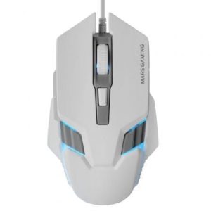 Rato Gaming Mars Gaming MM024 4000 DPI Branco
